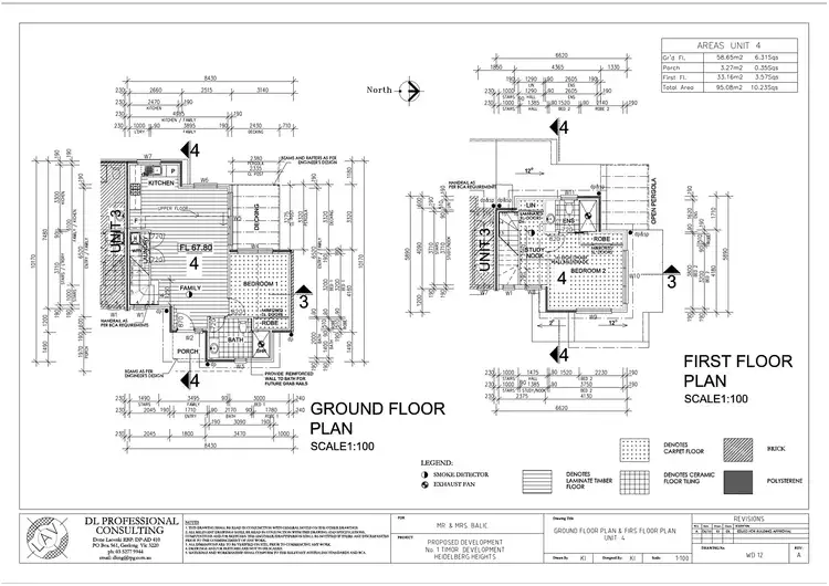 Floorplan of Homely townhouse listing, 3/1 Timor Parade, Heidelberg West VIC 3081