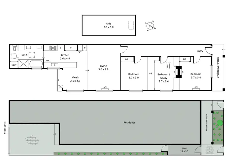 Floorplan of Homely house listing, 46 Clark Street, Port Melbourne VIC 3207