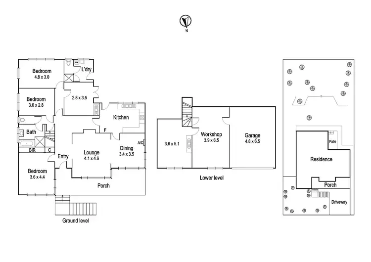 Floorplan of Homely house listing, 59 Yarra Street, Heidelberg VIC 3084