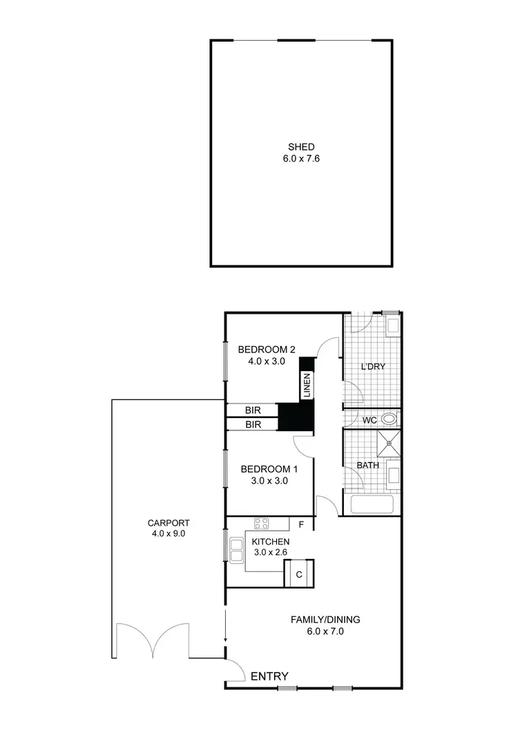 Floorplan of Homely house listing, 110 Stanley Street, Wallan VIC 3756