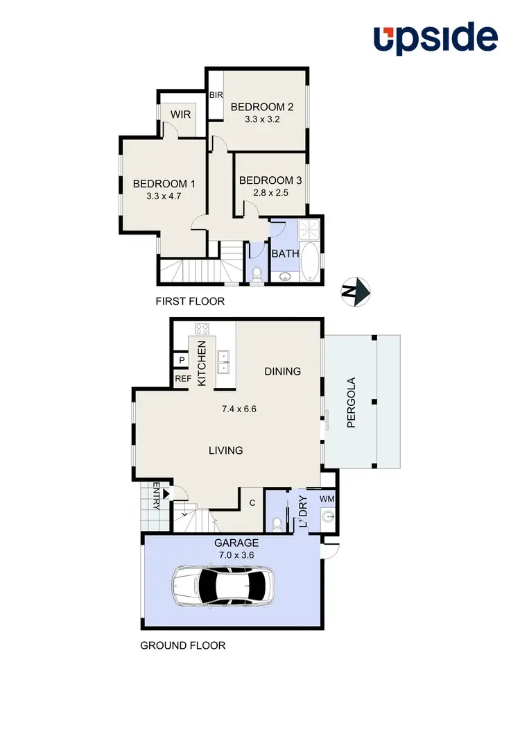 Floorplan of Homely unit listing, 3/16 Church Street, Kilsyth VIC 3137