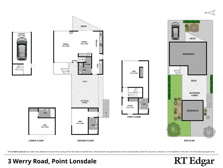 Floorplan of Homely house listing, 3 Werry Road, Point Lonsdale VIC 3225