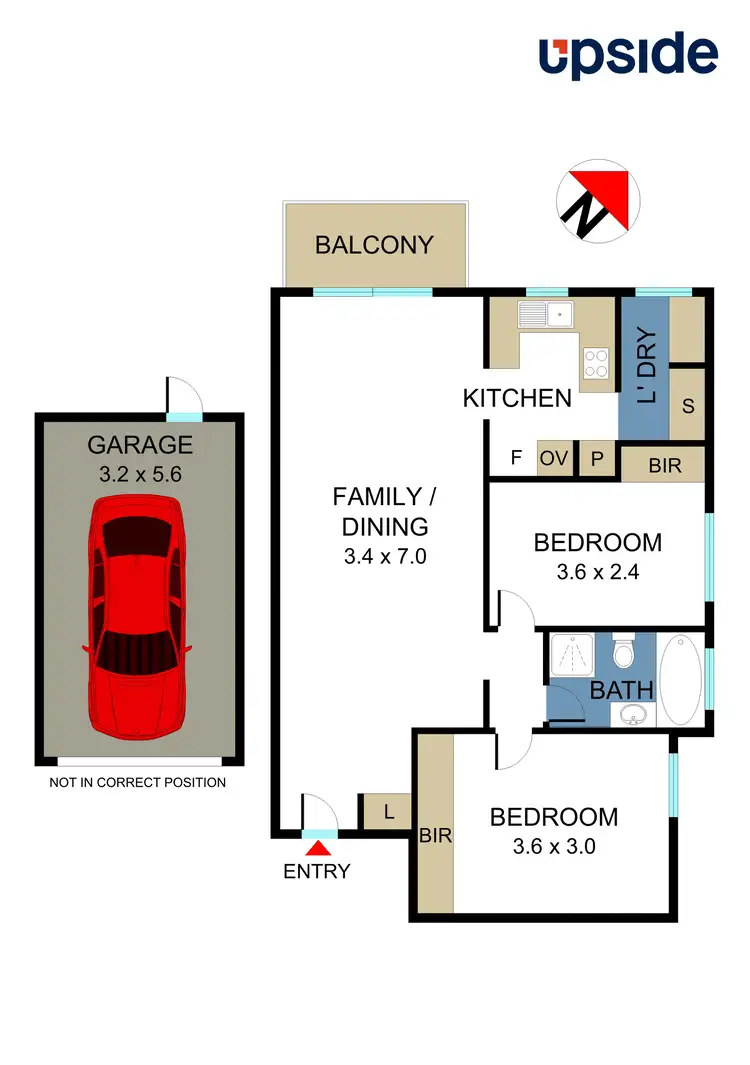 Floorplan of Homely unit listing, 17/16-20 Allison Road, Cronulla NSW 2230