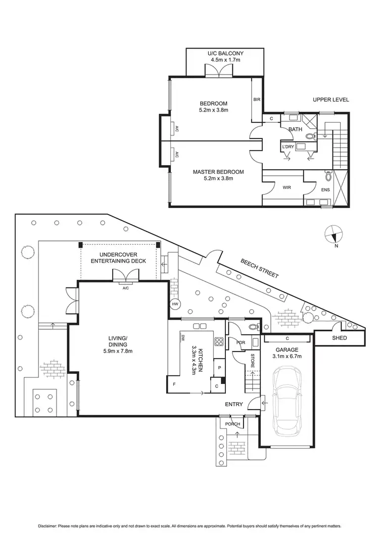 Floorplan of Homely townhouse listing, 4/42 Wright Street, Mckinnon VIC 3204