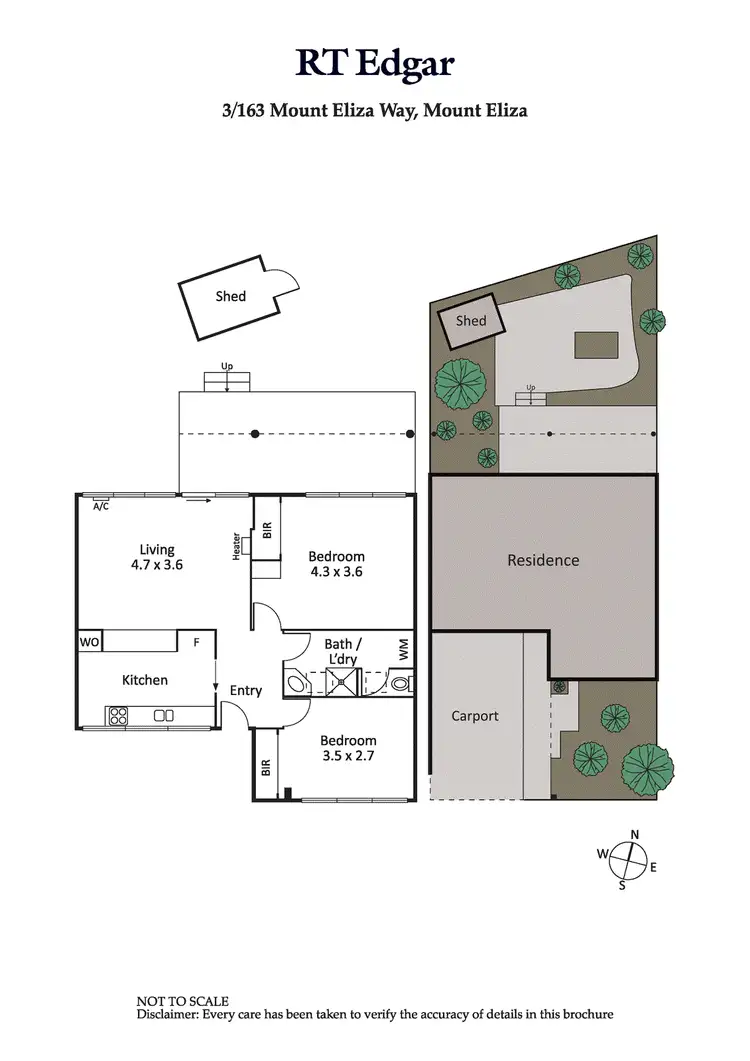Floorplan of Homely unit listing, 3/163 Mount Eliza Way, Mount Eliza VIC 3930