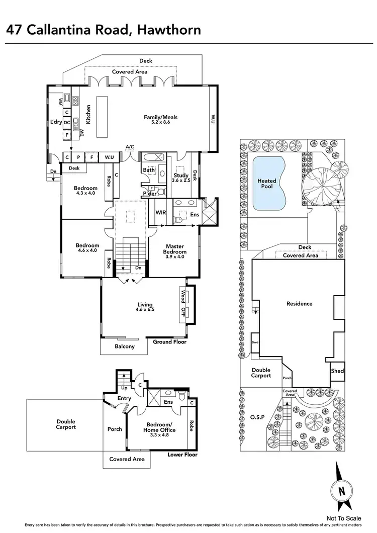 Floorplan of Homely house listing, 47 Callantina Road, Hawthorn VIC 3122