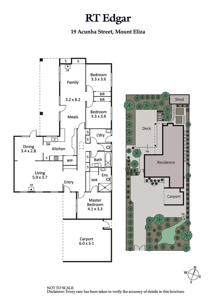 Floorplan of Homely house listing, 19 Acunha Street, Mount Eliza VIC 3930