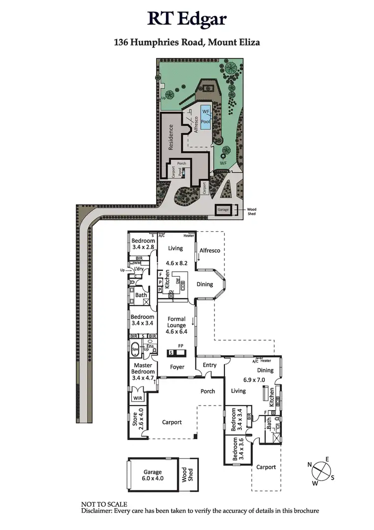 Floorplan of Homely house listing, 136 Humphries Road, Mount Eliza VIC 3930
