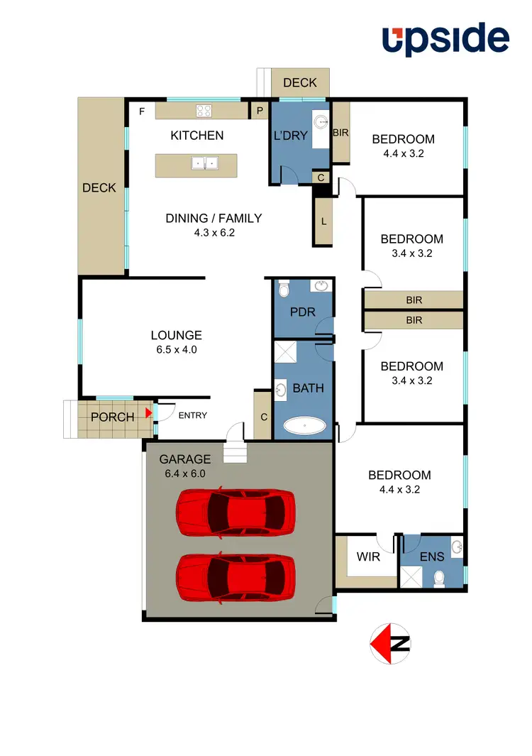 Floorplan of Homely house listing, 2/25 Ross Street, Ferntree Gully VIC 3156