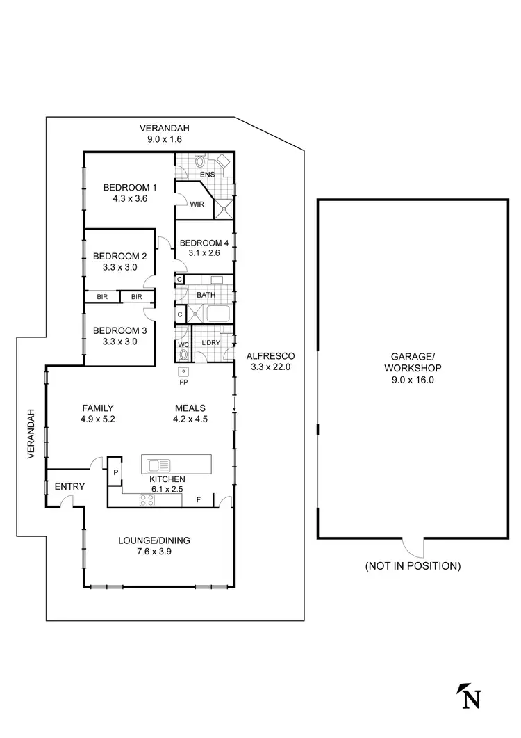 Floorplan of Homely house listing, 160 Clarkes Road, Upper Plenty VIC 3756
