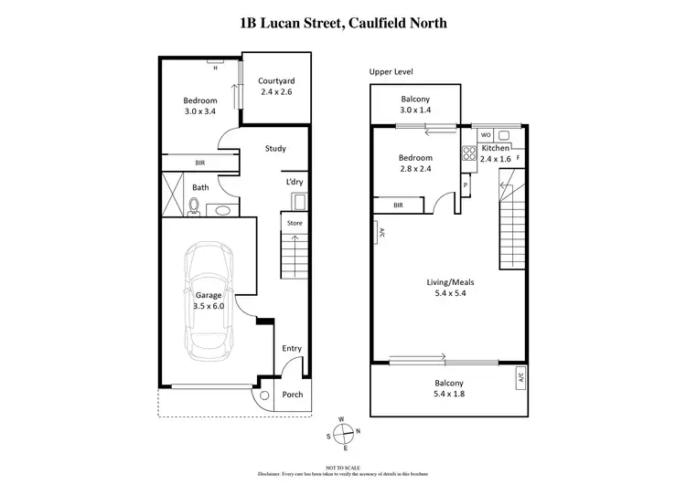 Floorplan of Homely apartment listing, 1B Lucan Street, Caulfield North VIC 3161