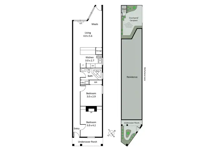 Floorplan of Homely house listing, 1 Withers Street, Albert Park VIC 3206