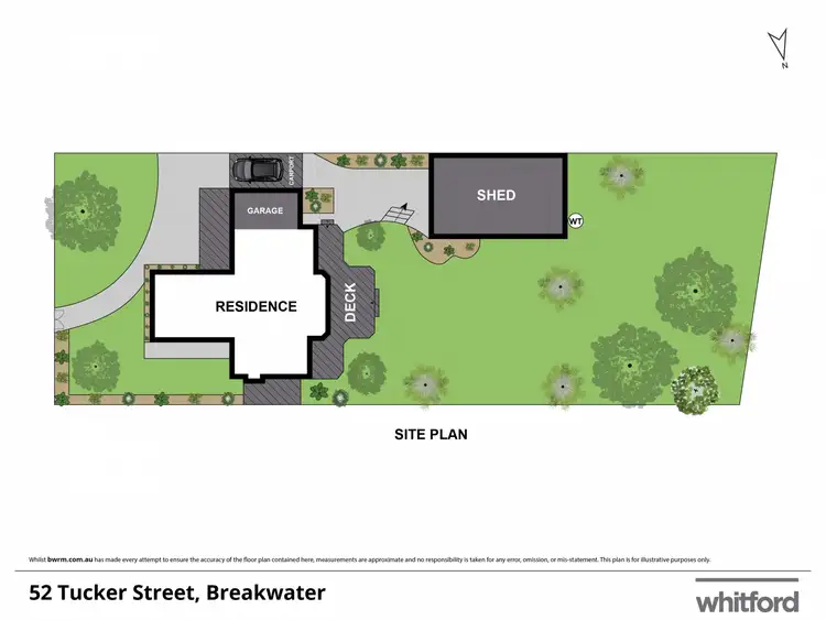 Floorplan of Homely house listing, 52 Tucker Street, Breakwater VIC 3219