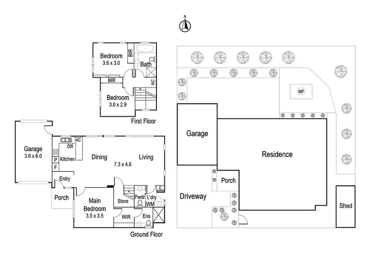 Floorplan of Homely townhouse listing, 21a Kathleen Street, Rosanna VIC 3084