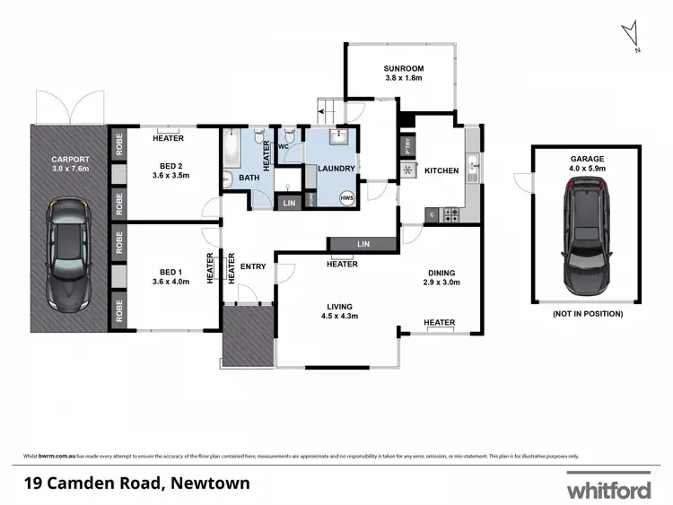 Floorplan of Homely house listing, 19 Camden Road, Newtown VIC 3220