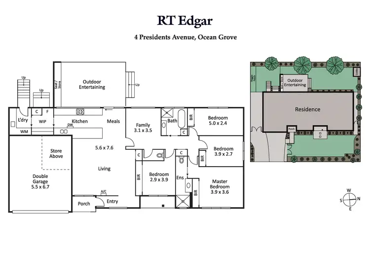 Floorplan of Homely house listing, 4 Presidents Avenue, Ocean Grove VIC 3226