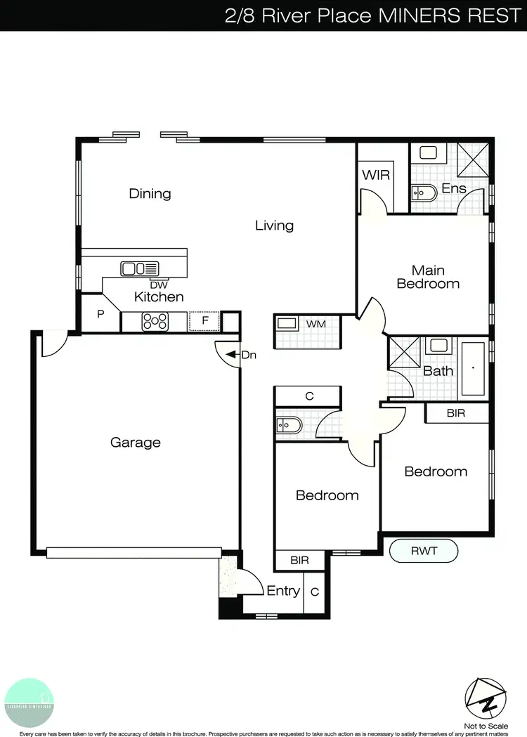 Floorplan of Homely unit listing, 7/198 Howe Street, Miners Rest VIC 3352