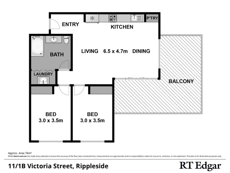 Floorplan of Homely apartment listing, Address available on request