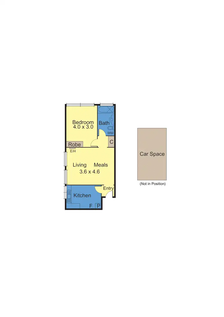 Floorplan of Homely apartment listing, 1/134 Brighton Road, Ripponlea VIC 3185