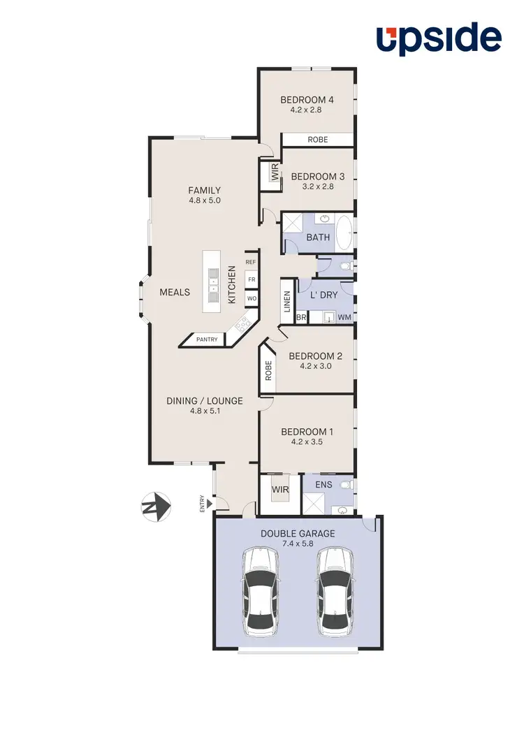 Floorplan of Homely house listing, 25 Amarina Close, Meadow Heights VIC 3048