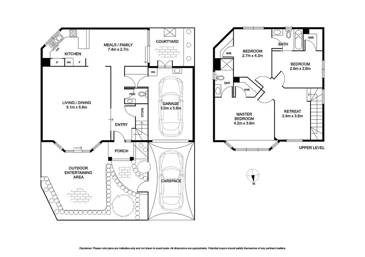 Floorplan of Homely townhouse listing, 1/4 Marara Road, Caulfield South VIC 3162
