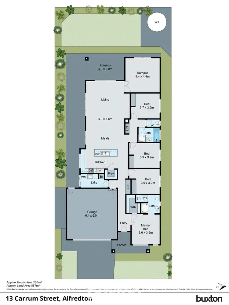 Floorplan of Homely house listing, 13 Carrum Street, Alfredton VIC 3350