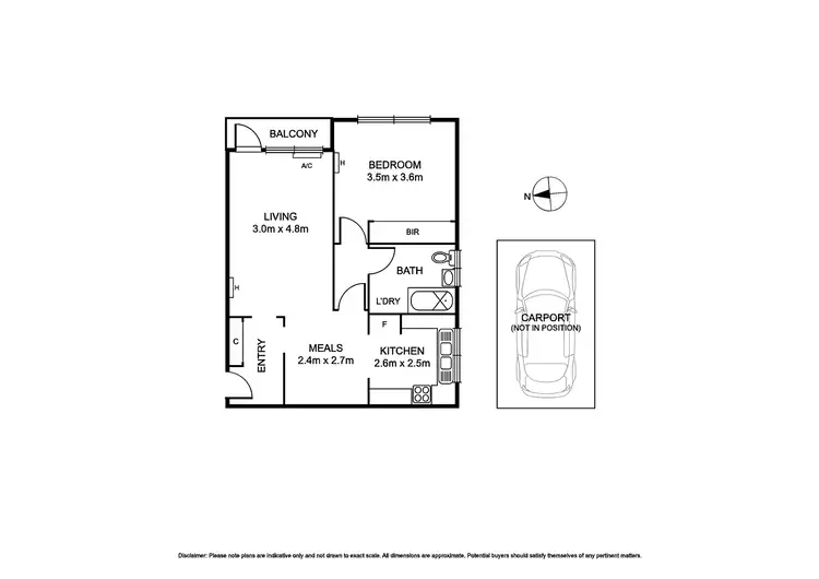 Floorplan of Homely apartment listing, 16/481 Kooyong Road, Elsternwick VIC 3185