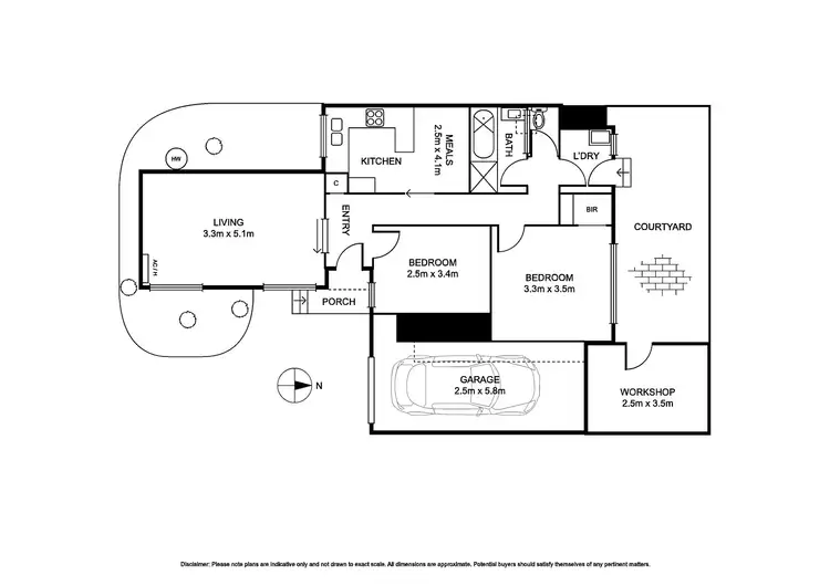 Floorplan of Homely unit listing, 3/75 Kambrook Road, Caulfield North VIC 3161