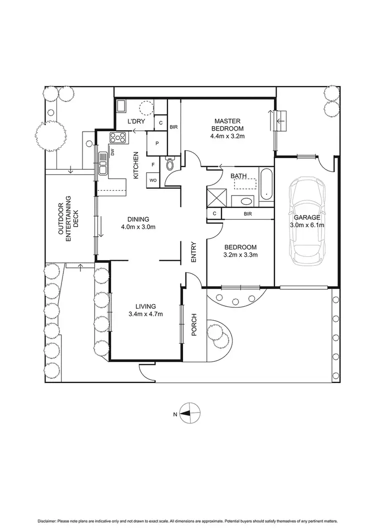 Floorplan of Homely unit listing, 3/58 Bent Street, Mckinnon VIC 3204
