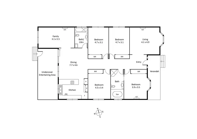Floorplan of Homely house listing, 77 Charlotte Street, Newport VIC 3015