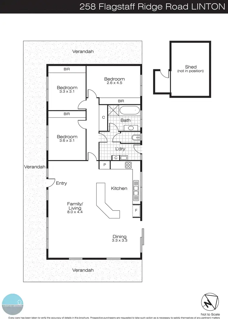 Floorplan of Homely house listing, 258 Flagstaff Ridge Road, Linton VIC 3360