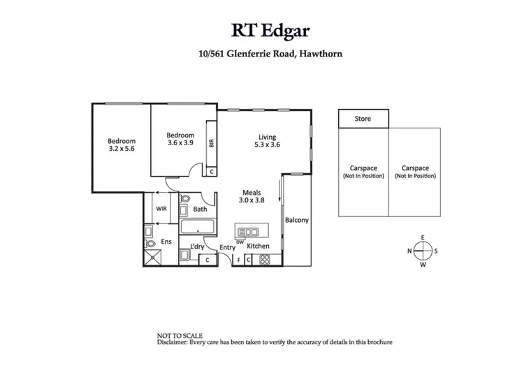 Floorplan of Homely apartment listing, 10/561 Glenferrie Road, Hawthorn VIC 3122