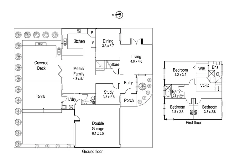 Floorplan of Homely townhouse listing, 2/16 Devon Street, Eaglemont VIC 3084