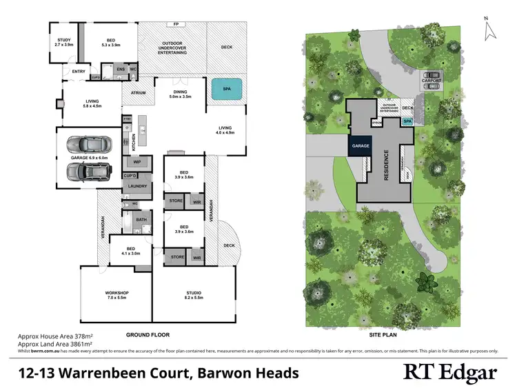 Floorplan of Homely house listing, 12-13 Warrenbeen Court, Barwon Heads VIC 3227
