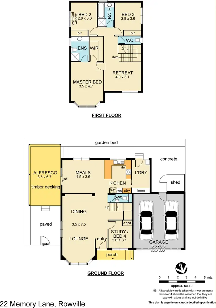 Floorplan of Homely townhouse listing, 22 Memory Lane, Rowville VIC 3178