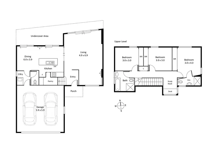 Floorplan of Homely house listing, 2 Parker Mews, Williamstown VIC 3016