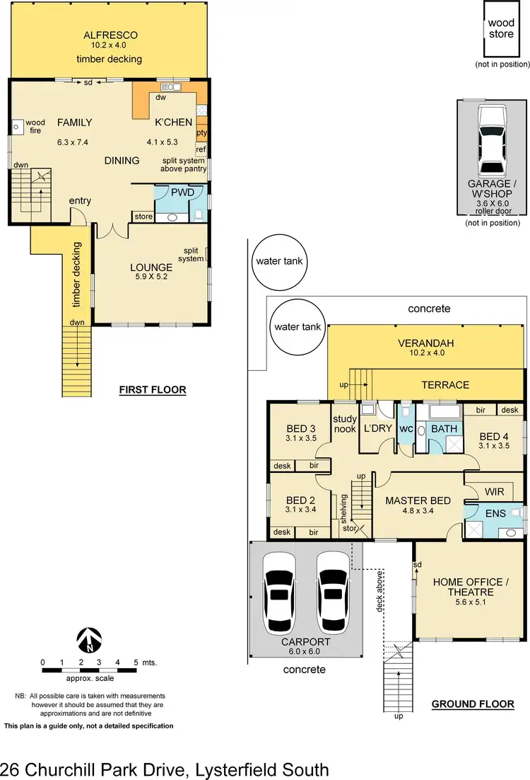 Floorplan of Homely house listing, 26 Churchill Park Drive, Lysterfield South VIC 3156