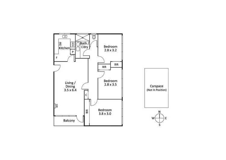 Floorplan of Homely apartment listing, 4/9 Whitmuir Road, Bentleigh VIC 3204