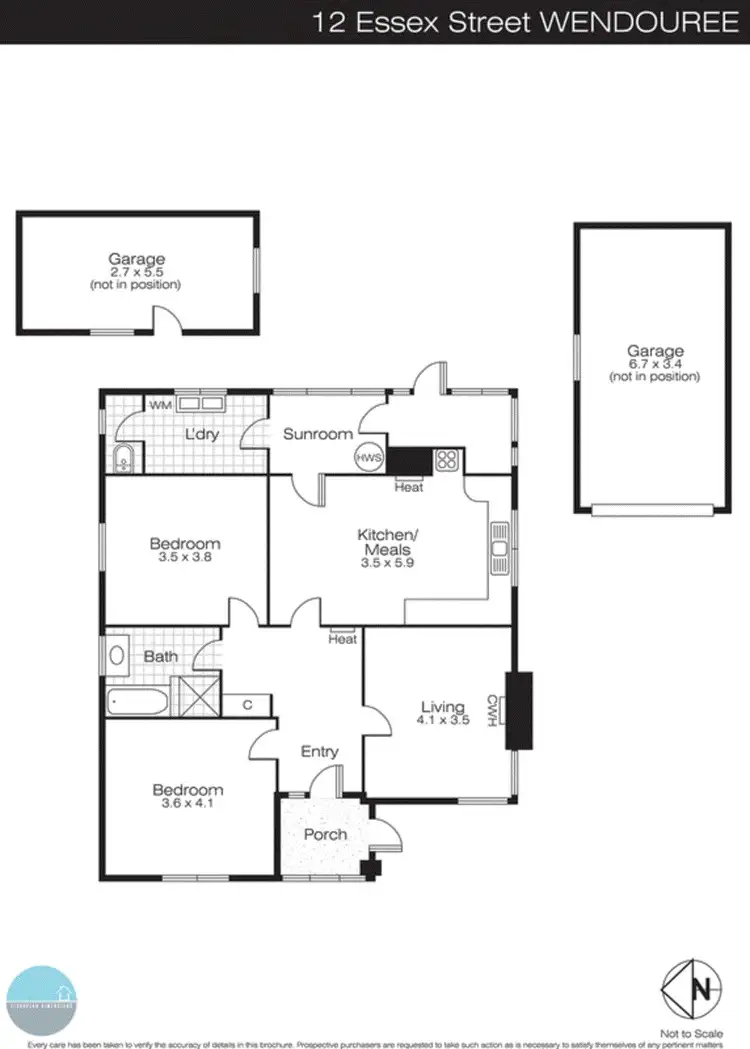 Floorplan of Homely house listing, 12 Essex Street, Wendouree VIC 3355