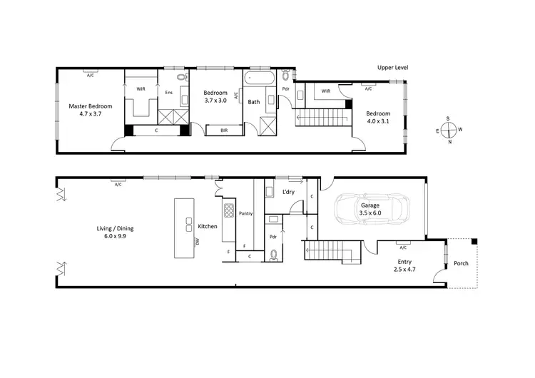Floorplan of Homely house listing, 10 Revo Street, Newport VIC 3015