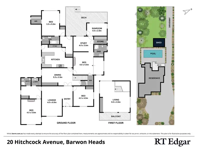 Floorplan of Homely house listing, 20 Hitchcock Avenue, Barwon Heads VIC 3227