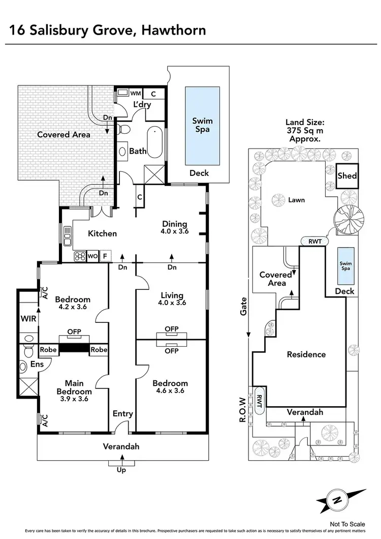 Floorplan of Homely house listing, 16 Salisbury Grove, Hawthorn VIC 3122