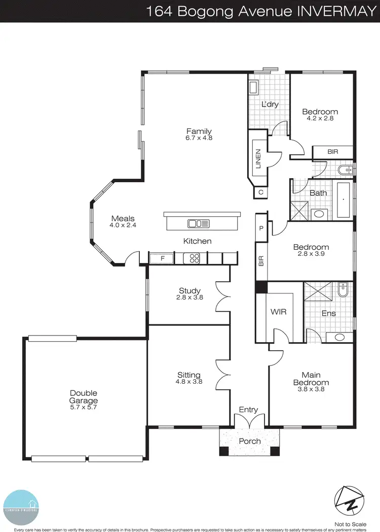 Floorplan of Homely house listing, 164 Bogong Avenue, Invermay Park VIC 3350