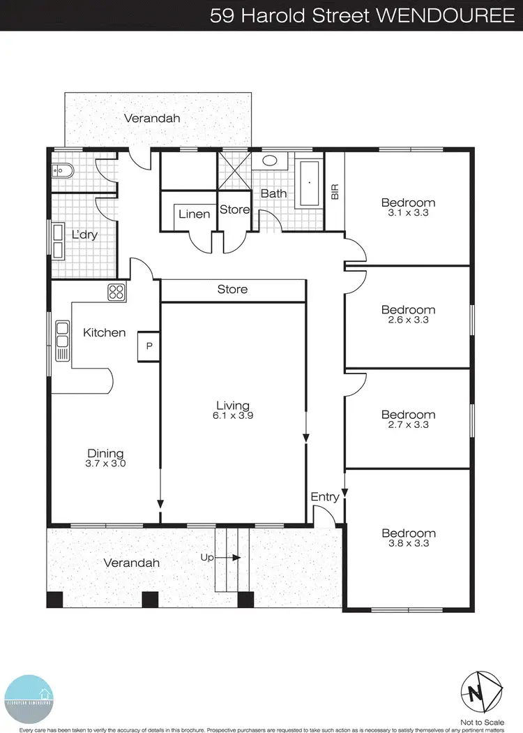 Floorplan of Homely house listing, 59 Harold Street, Wendouree VIC 3355