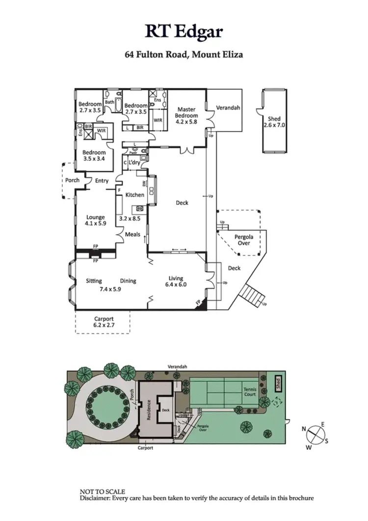 Floorplan of Homely house listing, 64 Fulton Road, Mount Eliza VIC 3930