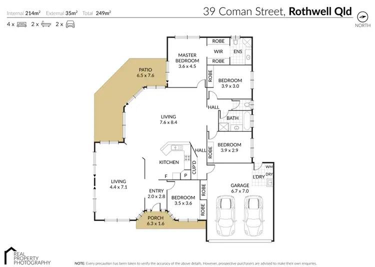 Floorplan of Homely house listing, 39 Coman Street, Rothwell QLD 4022