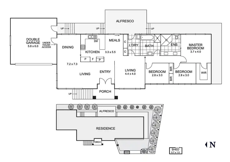Floorplan of Homely unit listing, 4/16 Leslie Street, Donvale VIC 3111