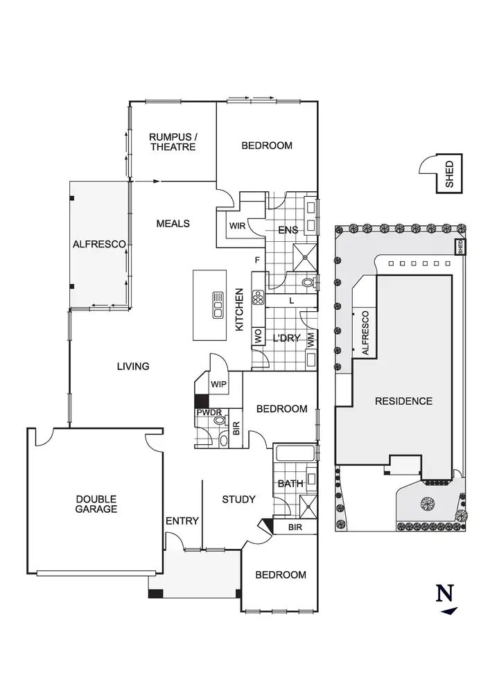 Floorplan of Homely house listing, 150 Elation Boulevard, Doreen VIC 3754