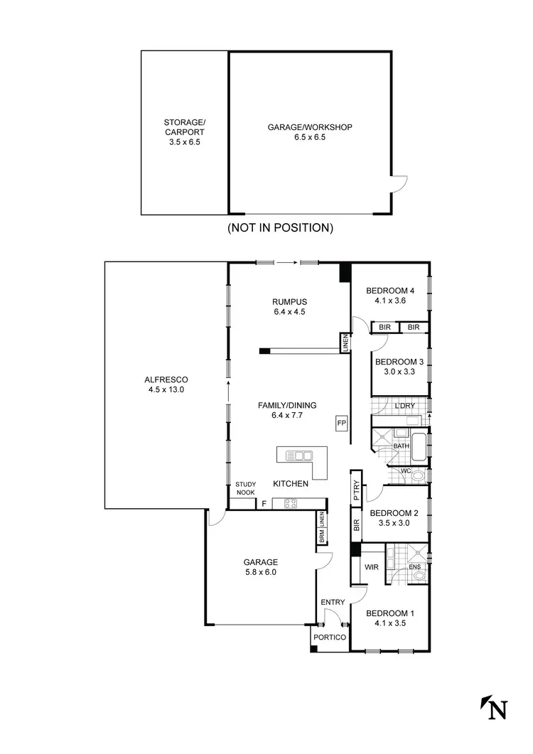 Floorplan of Homely house listing, 7 Abelia Court, Wallan VIC 3756