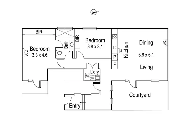 Floorplan of Homely apartment listing, 4/18A Ivanhoe Parade, Ivanhoe VIC 3079